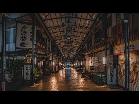 Atami after the rain night walk・4K HDR