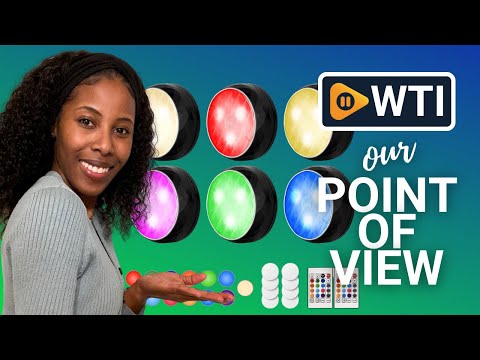 NARUNDREN Puck Lights with Remote - WTI product video review