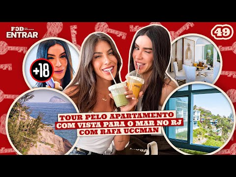 POD ENTRAR: Tour pelo apartamento de Rachel Apollonio com vista para o mar com Rafa Uccman
