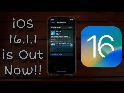 iOS 16.1.1 is Out | Installing on my iPhone X