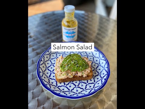Salmon Salad - Tasty Solution to Leftover Salmon - Using Chicago Sauce
