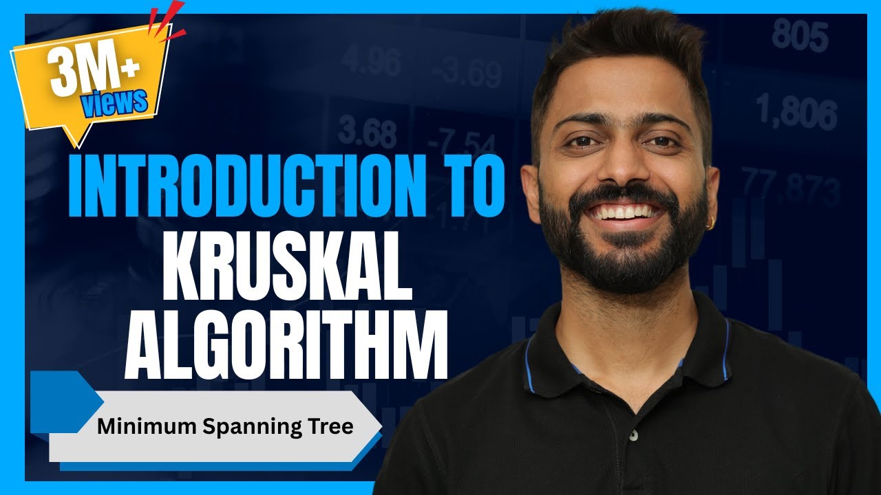 L-4.8: Kruskal Algorithm for Minimum Spanning Tree in Hindi | Algorithm