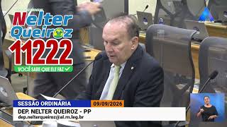 NELTER QUEIROZ EMITE VOTOS DE PESAR E COBRA PRIORIDADE PARA SAÚDE PÚBLICA