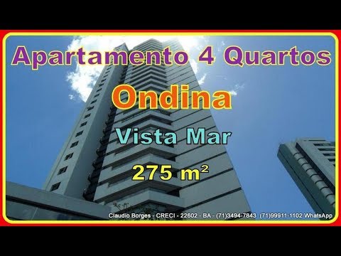 Apartamento 4 Quartos Vista Mar Ondina, Salvador 275 m² por R$2.900.000 imagem 1
