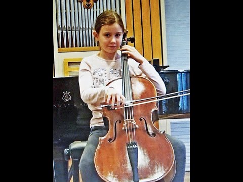 Cello Competition Prague 2020. Marysia Stachera 11 lat .