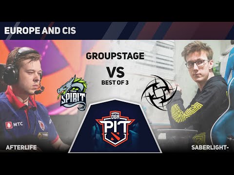 Ninjas in Pyjamas vs Team Spirit Game 1 (BO3) | OGA Dota Pit Online 2020 EU & CIS Groupstage