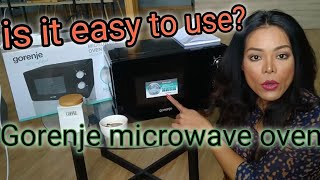 gorenje microwave oven is it easy to use?