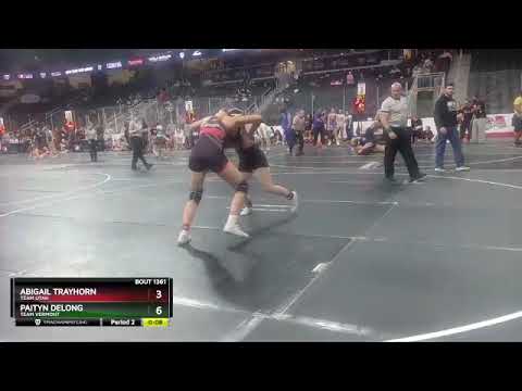144 Lbs Cons. Round 4 - Abigail Trayhorn, Team Utah Vs Paityn Delong, Team Vermont Aefd