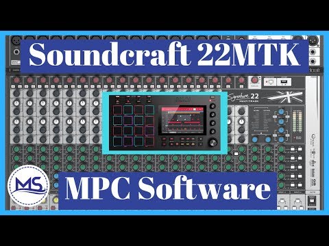 Soundcraft Signature 22 Mtk Usb Interface Mixer - MPC Software Setup