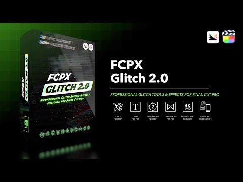 FCPX Glitch 2.0 - Professional Glitch Tools & Effects for Final Cut Pro - Pixel Film Studios