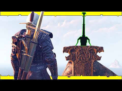 Hidden "Geralt Sword" In Skellige - The Witcher 3 Wild Hunt Next Gen Update