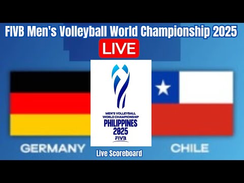 Live: Germany Vs Chile | FIVB Men's Volleyball World Championship 2025 | Scoreboard | Play by Play