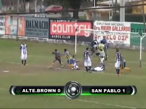 LIGA TUCUMANA (FECHA 3) ALM. BROWN 0 - 1 SAN PABLO