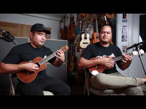 Corey & Kalei "Autumn Leaves" on Petros Ukulele
