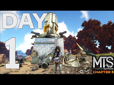 Claiming the BEST STARTER SPOT on MTS DAY 1! - ARK PvP