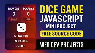 Download the video "Dice Roll Game || 32-Dice-Roll-Game || Free Source Code || Web Dev Projects"