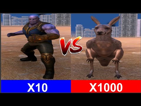 Thanos Vs 1000 Kangaroo (1 vs 1) - Ultimate Epic Battle Simulator