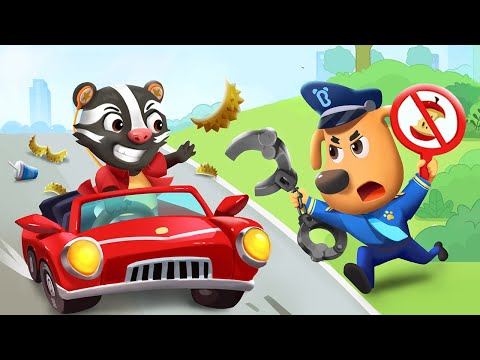 No No Throw Things Out of Window | Play Safe | Kids Cartoon | Sheriff Labrador | BabyBus
