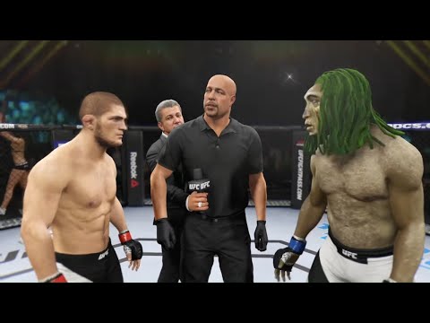Khabib vs. Scary Monster - EA Sports UFC 2 - Crazy UFC 👊🤪