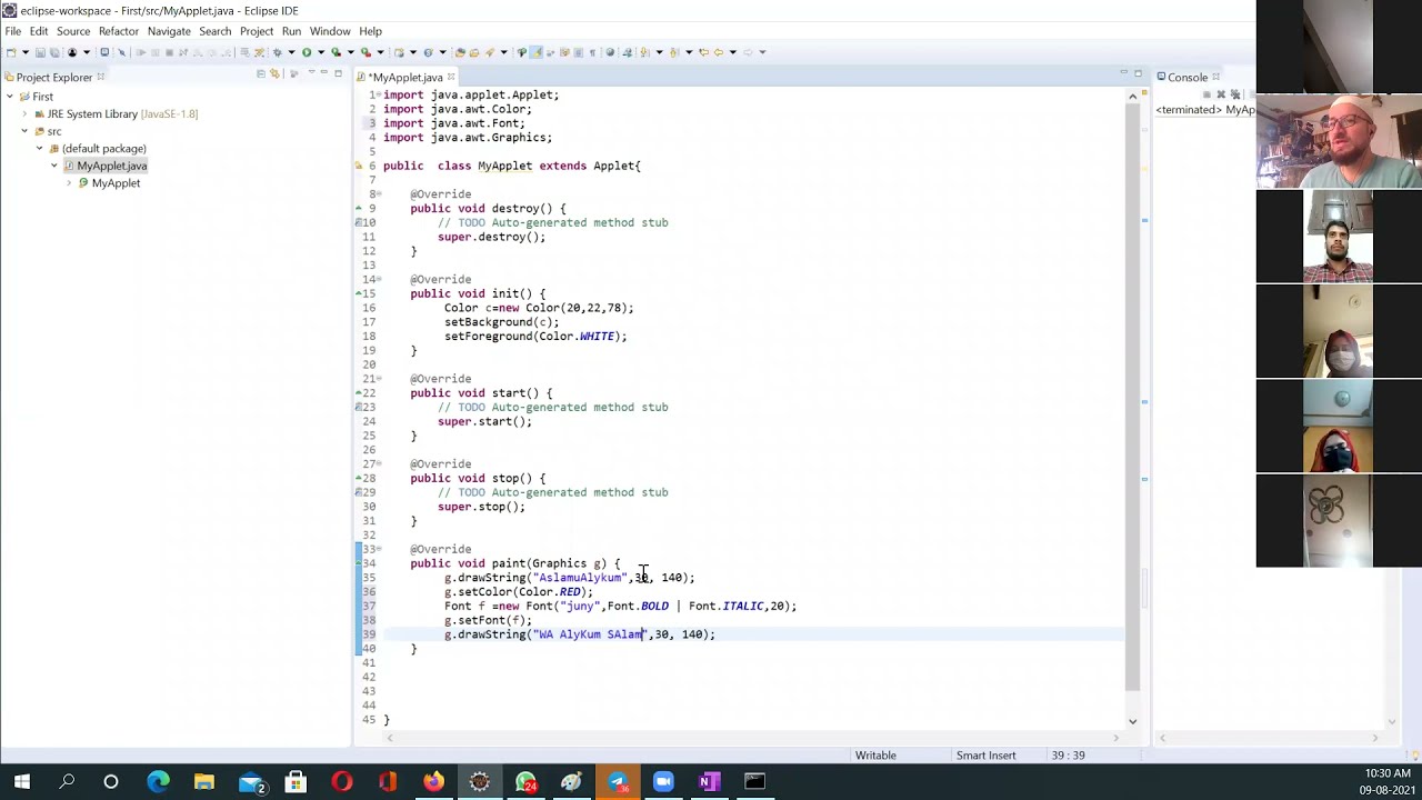 Applets in Java Programming