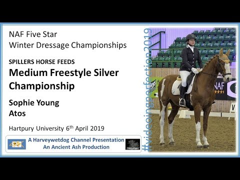 Sophie Young and Atos Medium FS; NAF 5 Star Winter Dressage Championships 2019
