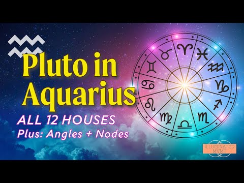 ⚡️ Pluto in Aquarius ♒️ - Through each House in the Zodiac, plus angles and the nodes! 2023-2043