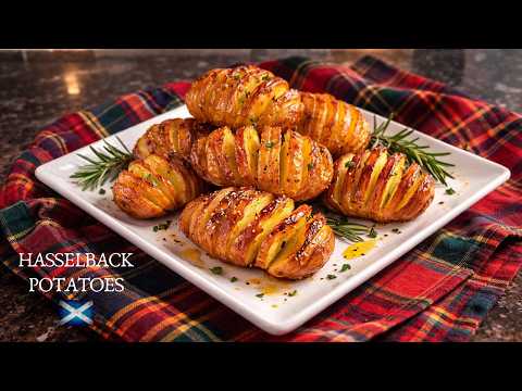 Crispy Hasselback Potatoes | Easy Potato Recipe