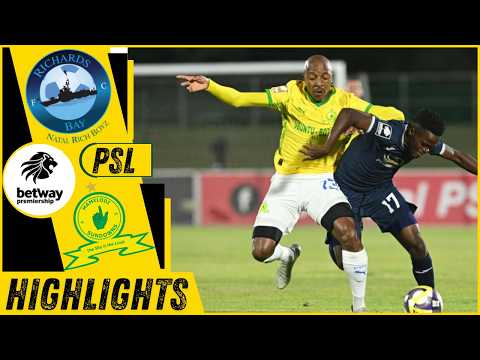 Richards Bay vs Mamelodi Sundowns Extended Highlights | Premier Soccer league 2025/26