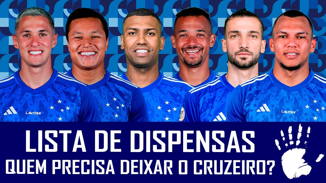 LISTA DE DISPENSAS DO CRUZEIRO PARA 2025