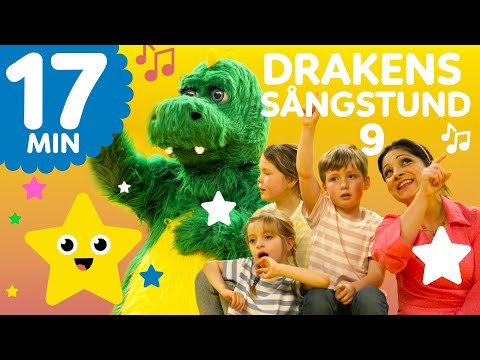 Drakens sångstund -17 MIN:  En kulen natt, Honky tonk, Blinka lilla stjärna, Godnatt och bolibo X2