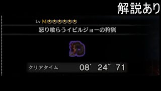 [ゆっくり実況][MHWib]歴戦怒り喰らうイビルジョー 08:24:73 ライトボウガン ソロ猫あり
