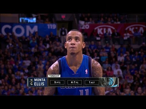 Monta Ellis Full Highlights at Thunder - 20 Points (2013.11.06)