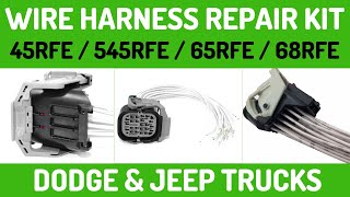 Transmission Wire Harness Repair Kit - RFE & 62TE : External / Splice In Dodge Jeep Chrysler