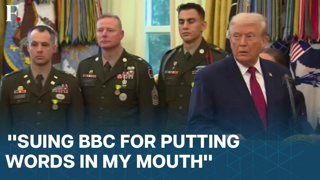 Trump Sues BBC Over Edited Capitol Riot Speech | Trump vs BBC | N18G