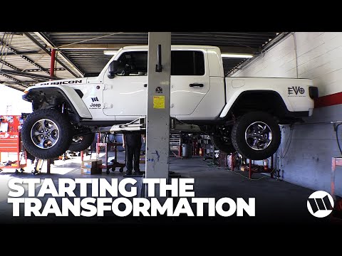 Jeep Gladiator Truck WAYALIFE Build by EVO Manufacturing - Let the Transformation Begin