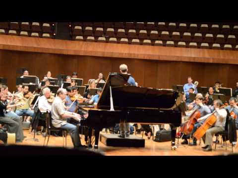 Hamelin-Grieg's Piano Concerto rehearsal.  Mvt.  1