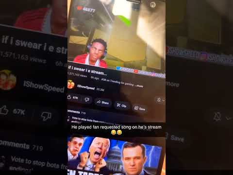 @IShowSpeed Reacts To Lil Blackout Black Nigga #ishowspeed #shorts