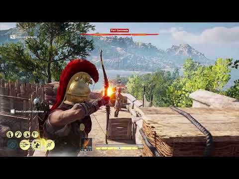 AC Odyssey | Liberating Fort Geraneia | Nightmare Mode | Stealth Gameplay