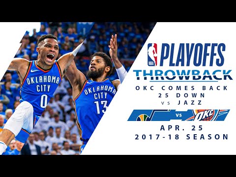 Westbrook & George Leads HUGE Comeback in 2018 WCQF G5 vs Jazz | Full Classic Game - 4.25.18