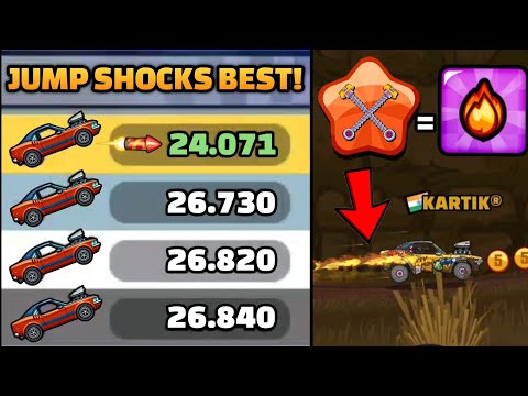 USE JUMP SHOCKS TO BOOST SPEED!! 🤩🚀 IN COMMUNITY SHOWCASE - Hill Climb Racing 2