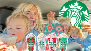 Holiday Starbucks Mukbang! GINGERBREAD IS BACK OMG!