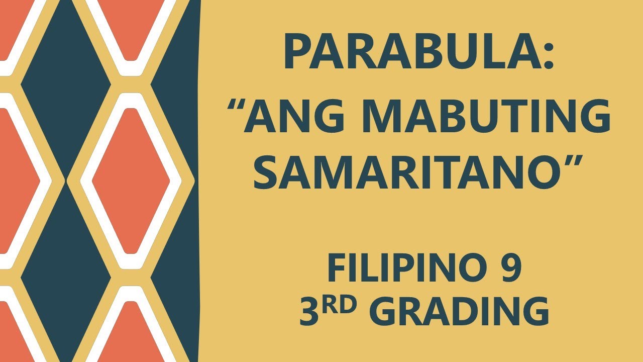 Putar video PARABULA:ANG MABUTING SAMARITANO|ARALIN SA FILIPINO|3RD GRADING FILIPINO 9 sekarang PARABULA:ANG MABUTING SAMARITANO|ARALIN SA FILIPINO|3RD GRADING FILIPINO 9