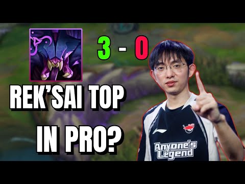 Why is Rek'sai Randomly in Pro Play?