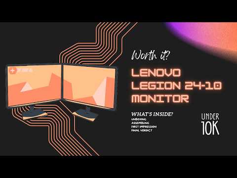 Before You Buy! Lenovo Legion 24-10 Unboxing & First Look⚡240Hz Gaming Monitor Worth It?