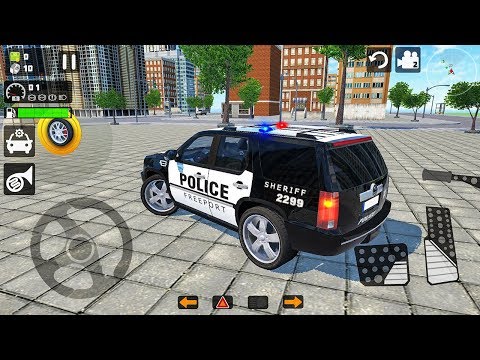 Police Cadillac Escalade Car Driving Simulator - Offroad SUV 4x4 Driver - Android Gameplay