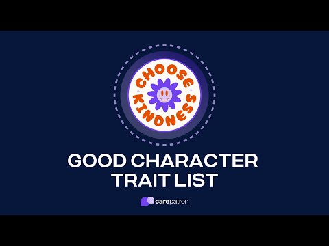 Good Character Trait List