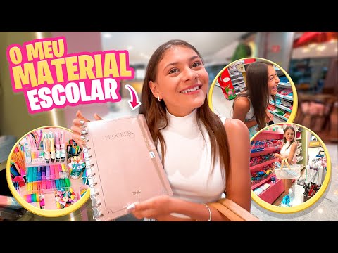COMPRANDO MEU MATERIAL ESCOLAR 2024 - BIANKA