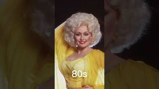 Dolly Parton thru the years