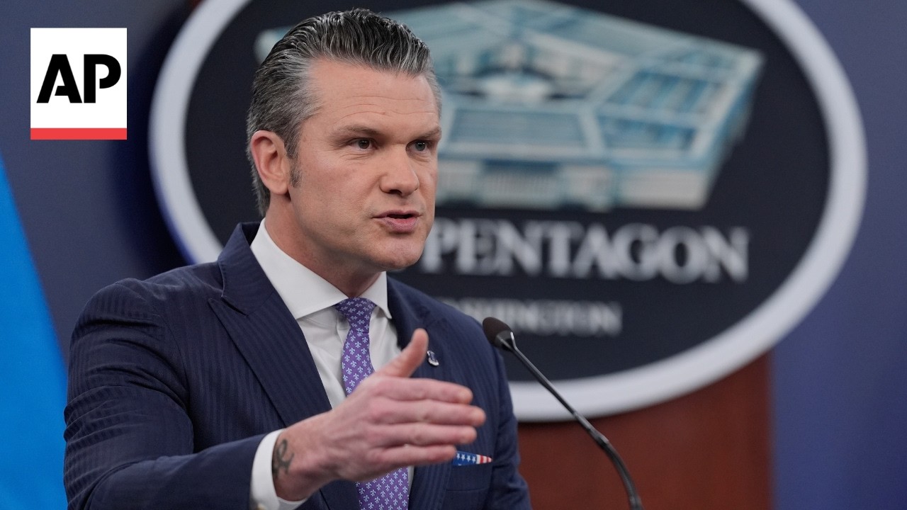Video | Pete Hegseth says US won't reveal plans for troops on the ground in Iran