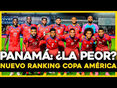 ¿PANAMÁ LA PEOR? NUEVO RANKING COPA AMÉRICA